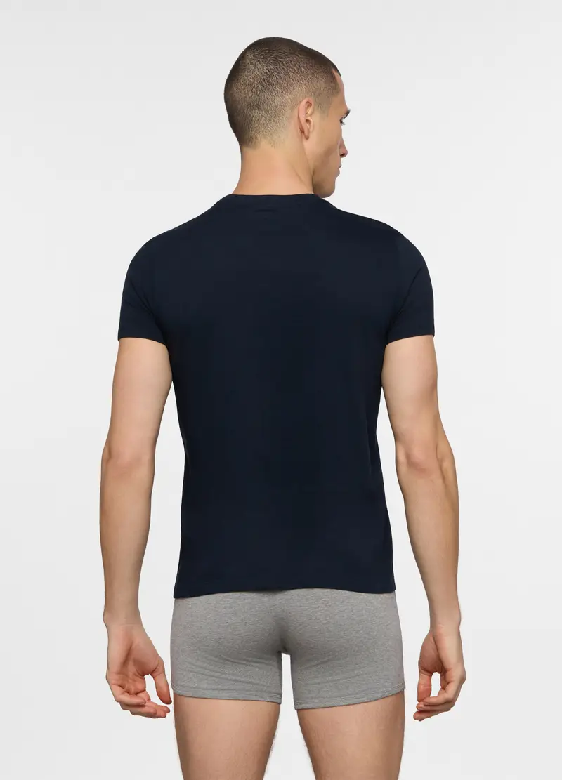 Upim T-shirt Uomo Blu 4223587 miniatura 2