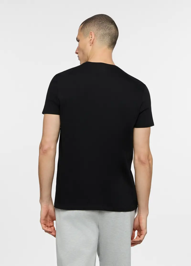 Upim T-shirt Uomo Nero 4223588 miniatura 2