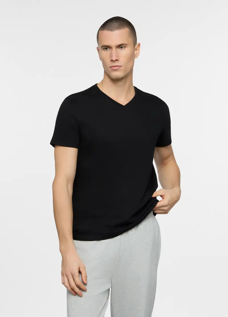 Upim T-shirt Uomo Nero 4223588