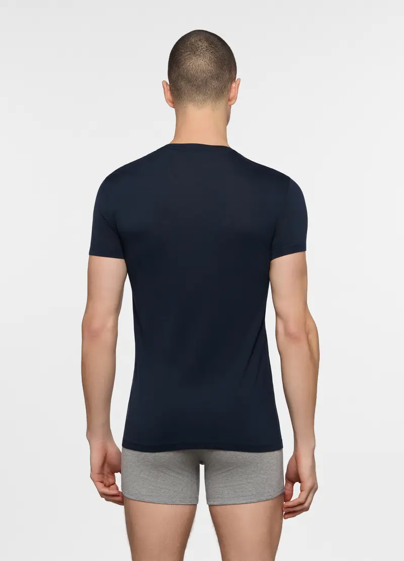 Upim T-shirt Uomo Blu 4223589 miniatura 2
