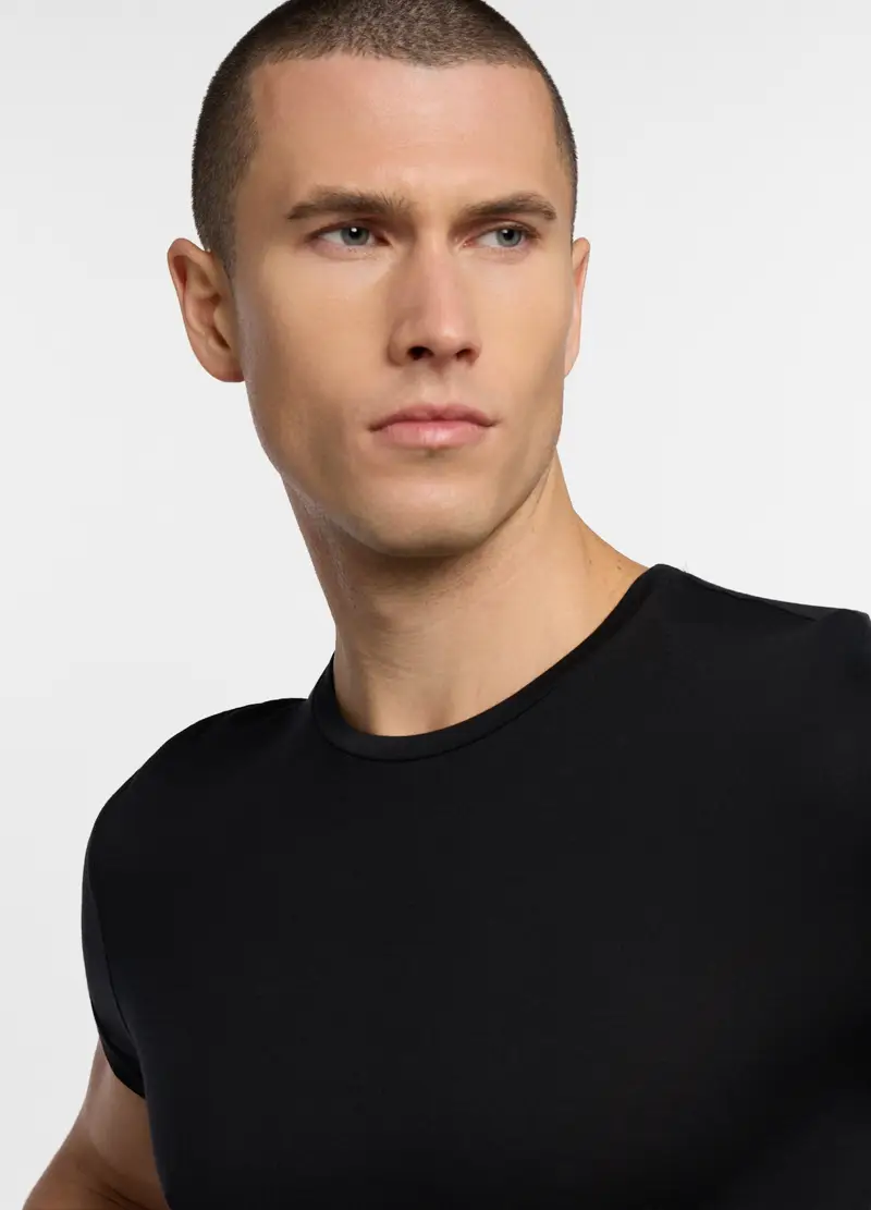 Upim T-shirt Uomo Nero 4223590 miniatura 3