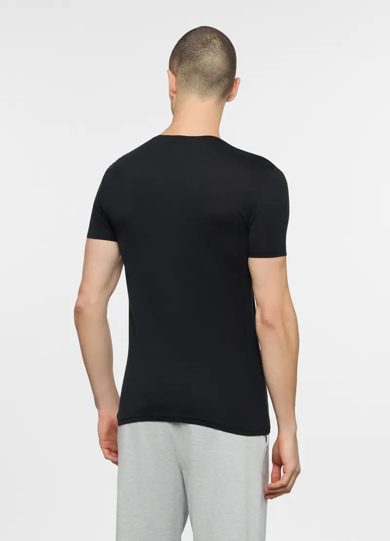 Upim T-shirt Uomo Nero 4254820 miniatura 2
