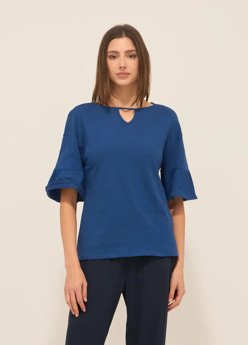 Upim T-shirt Donna Blu 973668