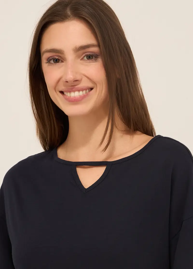 Upim T-shirt Donna Blu 1049443 miniatura 2