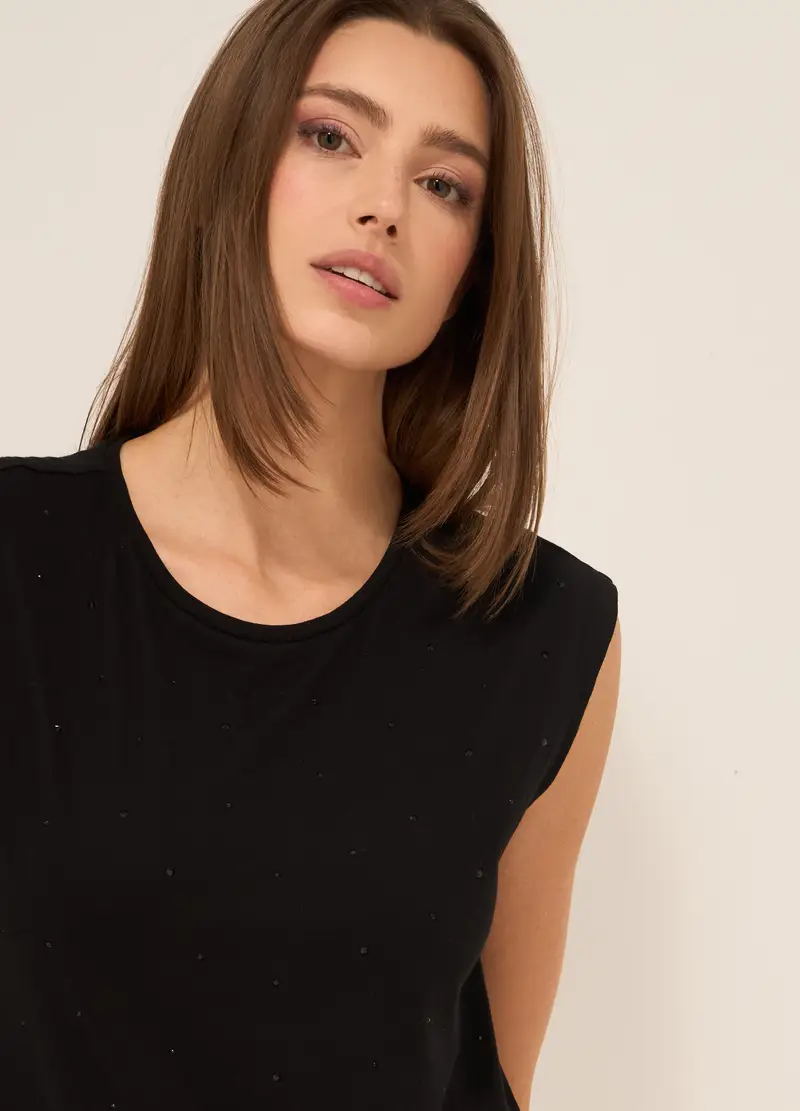 Upim T-shirt Donna Nero 971421 miniatura 2