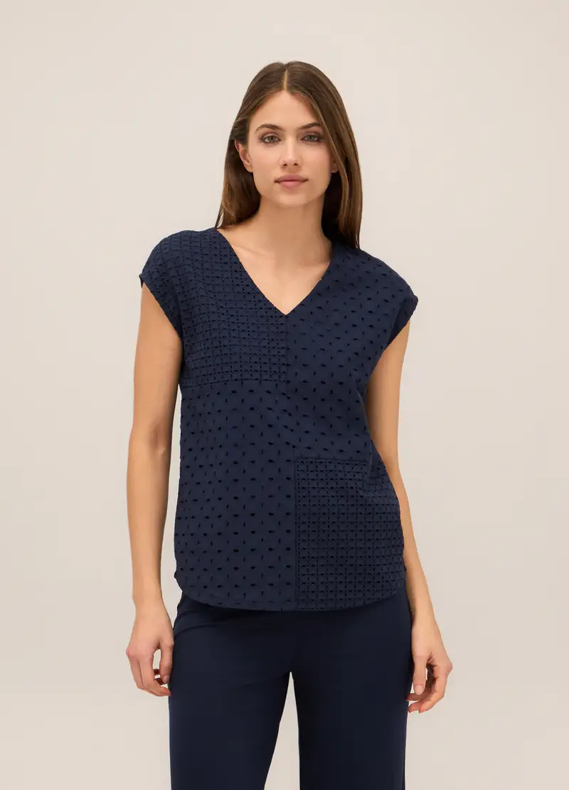 Upim T-shirt Donna Blu 1995682