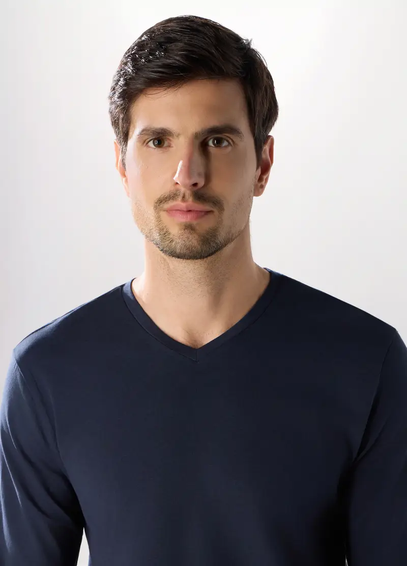 Upim T-shirt Uomo Blu 4254104 miniatura 3