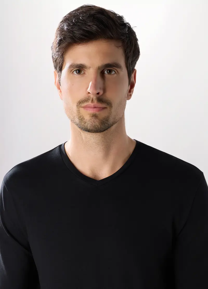 Upim T-shirt Uomo Nero 4254105 miniatura 3