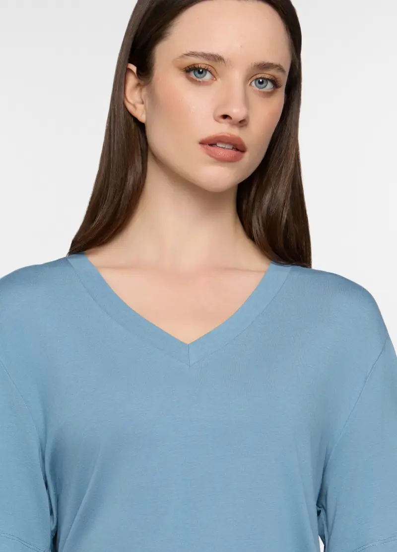 Upim Top Donna Azzurro 4307606 miniatura 3