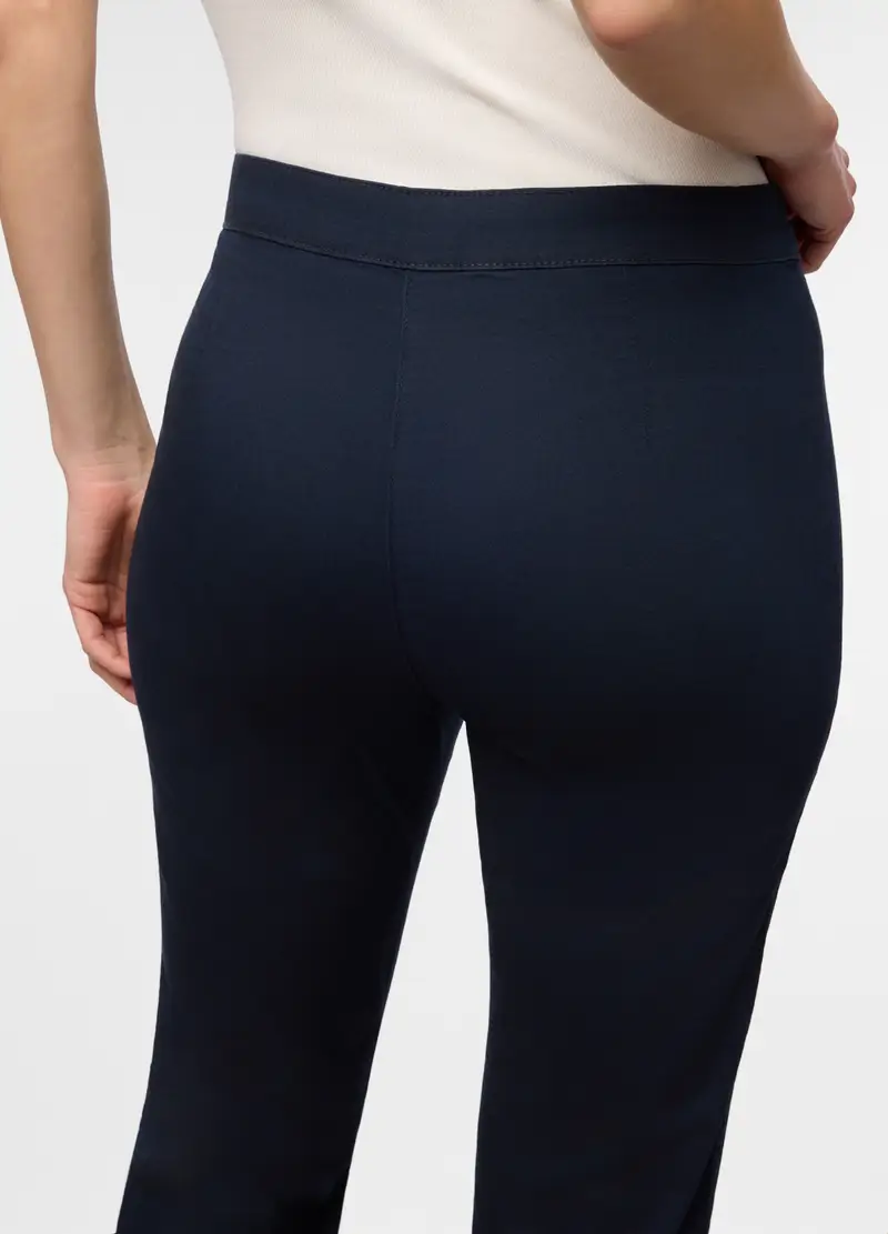 Treggings Slim Fit Donna, Blu navy miniatura 3