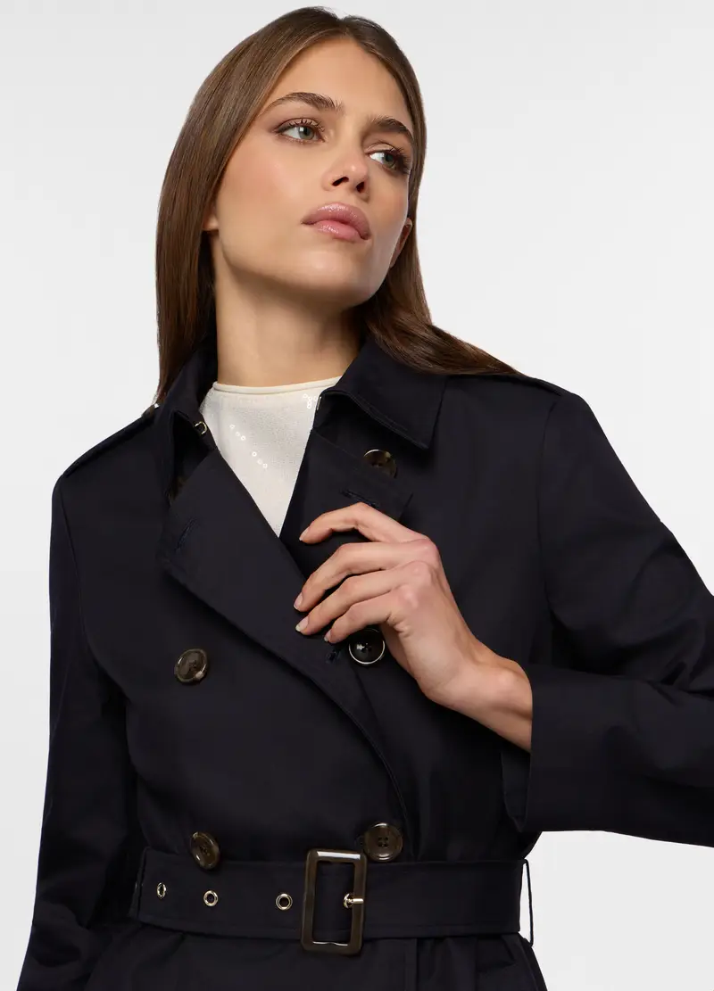 Upim Trench Donna Blu 4223043 miniatura 3