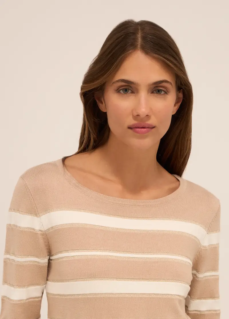 Upim, Tricot In Misto Viscosa Donna, Marrone chiaro, Taglia: M miniatura 2