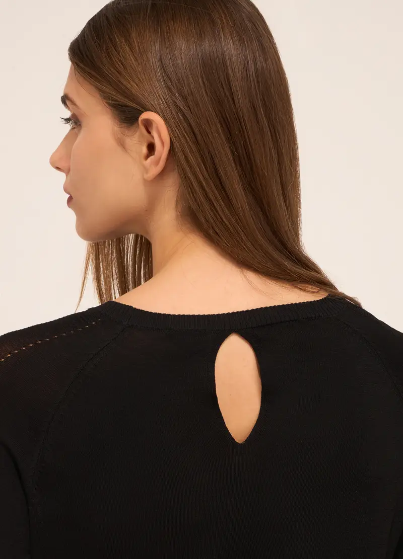 Upim, Tricot Misto Viscosa Donna, Nero, Taglia: S miniatura 2