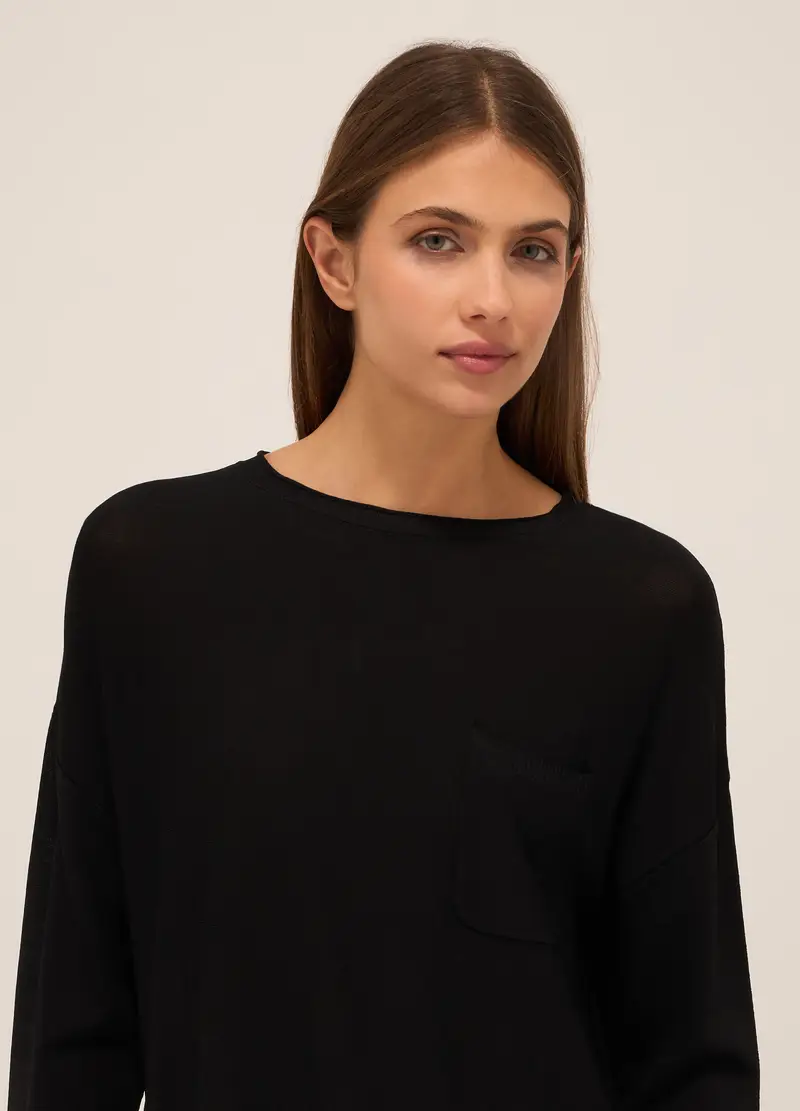 Upim, Tricot Misto Viscosa Donna, Nero, Taglia: S miniatura 2