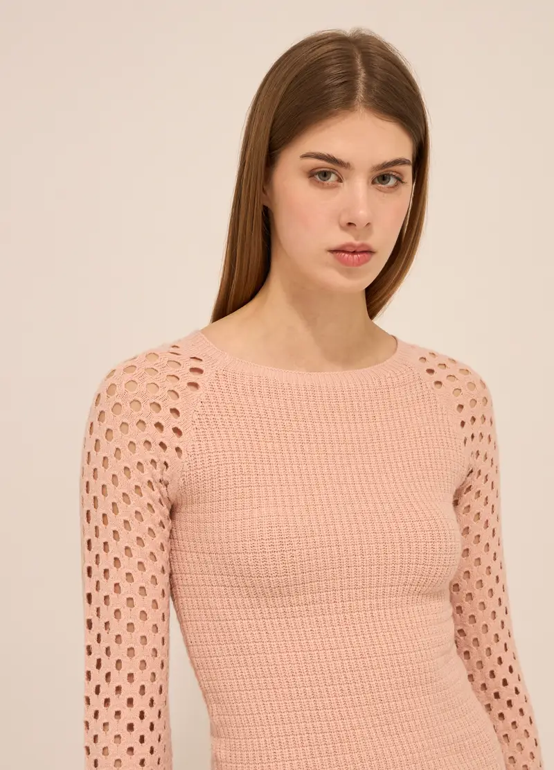 Upim, Tricot Misto Viscosa Donna, Rosa chiaro, Taglia: S miniatura 2