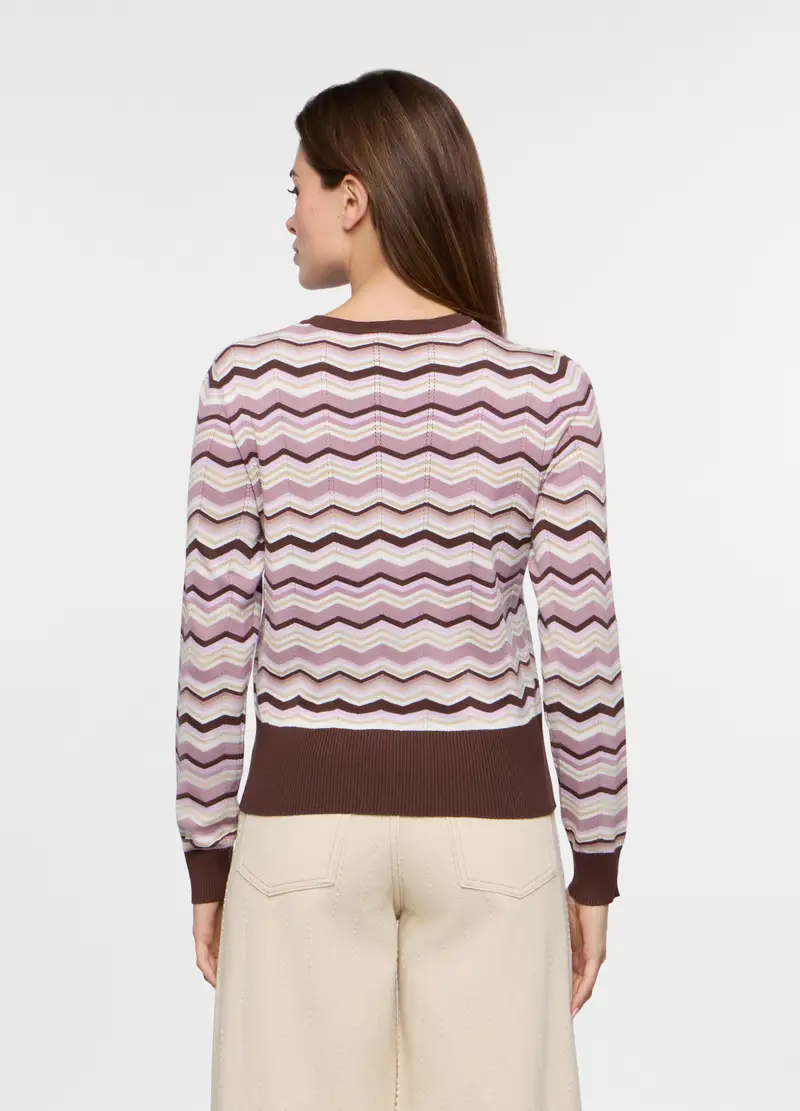 Tricot Misto Viscosa Donna, Rosa pastello miniatura 2