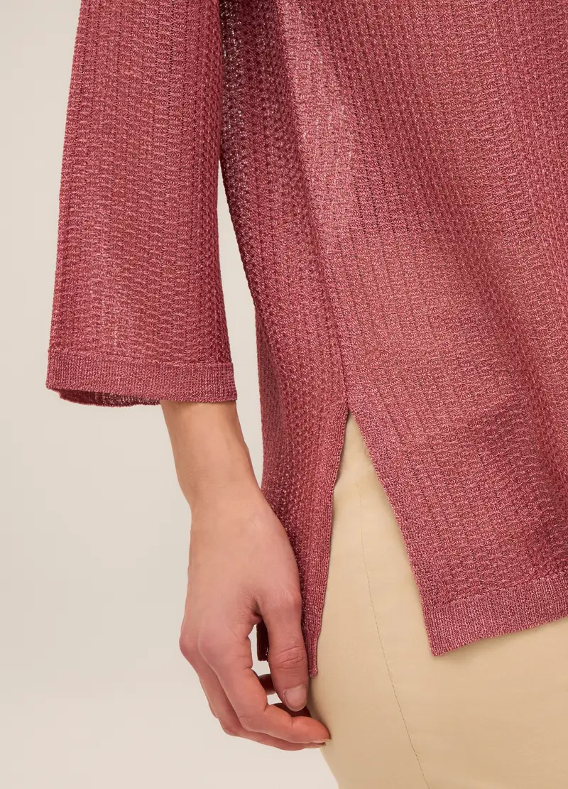 Upim, Tricot Misto Viscosa Donna, Rosa scuro, Taglia: M miniatura 2