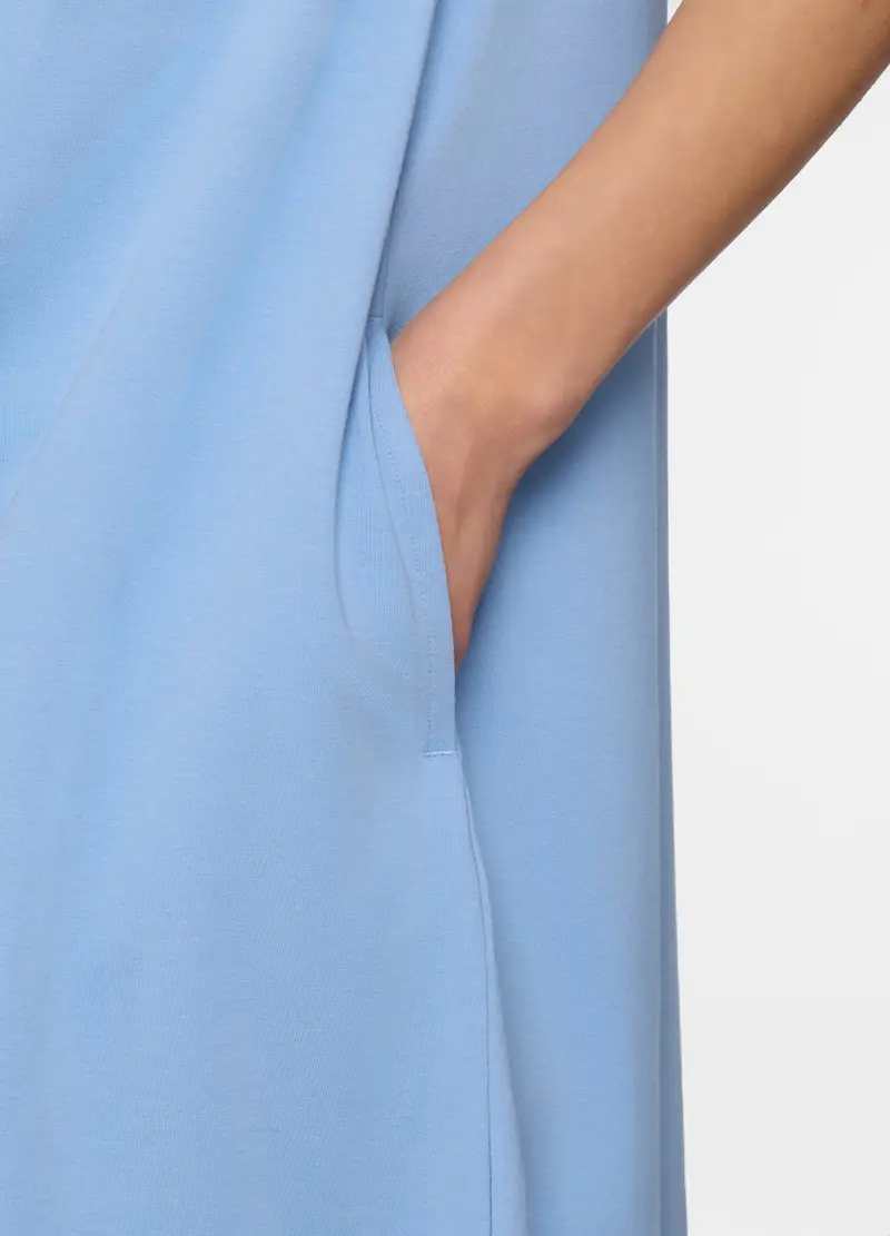 Vestito Corto In Jersey Stretch Fit Wide Donna, Viola lilla miniatura 3