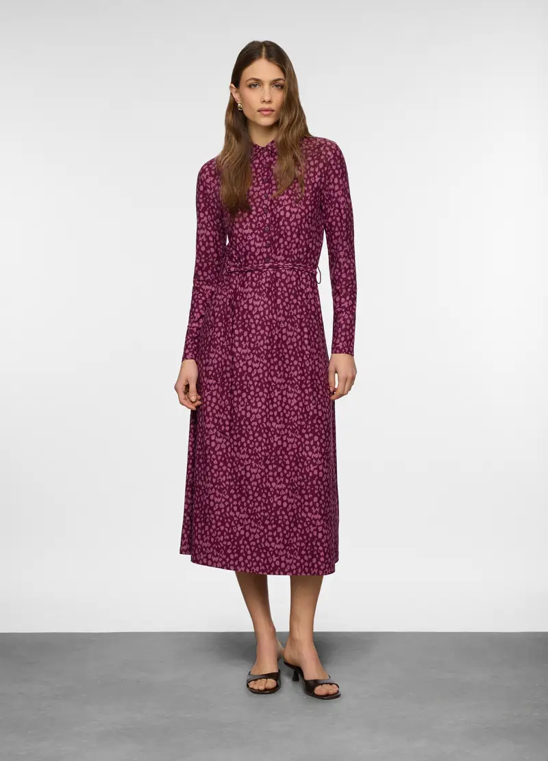 Vestito Lungo In Jersey Stretch Donna, Viola porpora