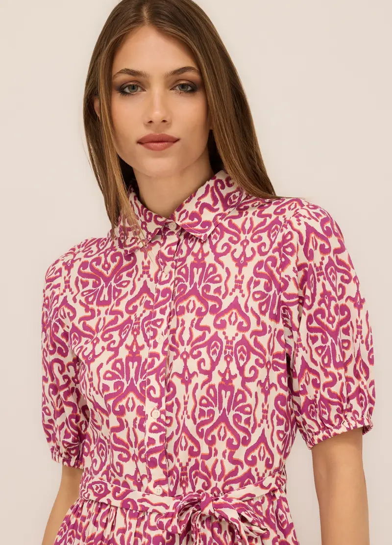 Upim, Vestito Lungo In Puro Cotone Donna, Bianco, Taglia: XS miniatura 2