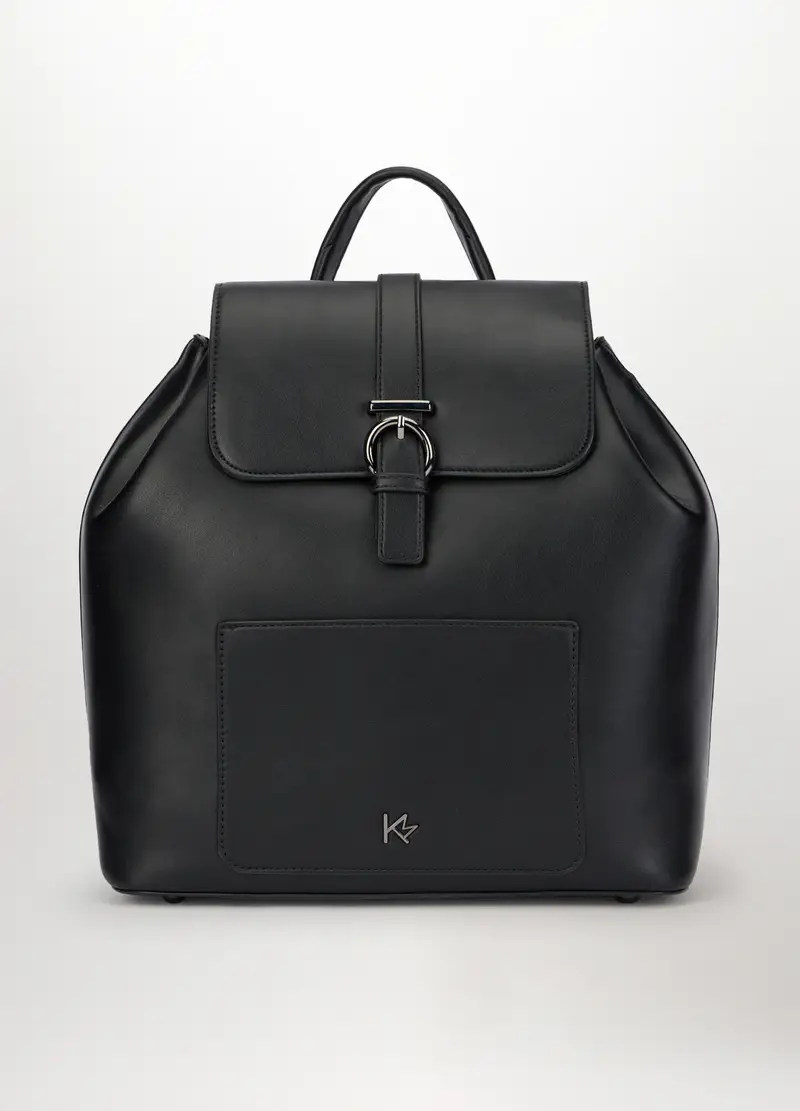 Zaino In Eco Pelle Donna, Nero