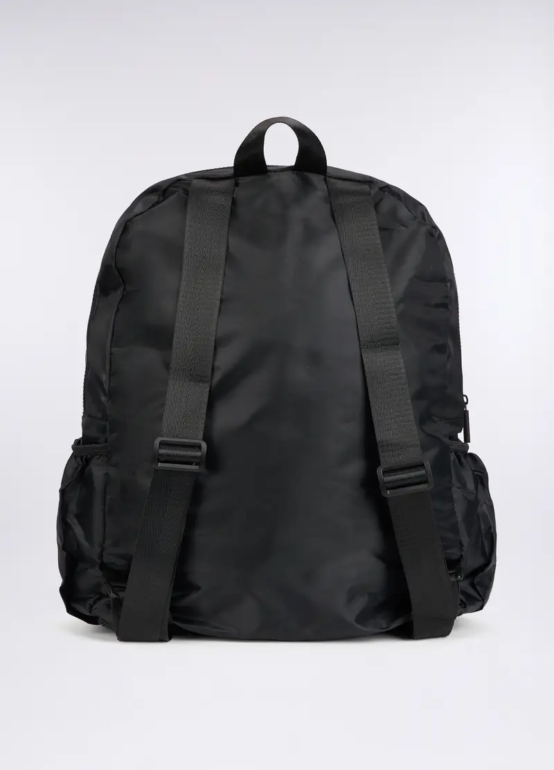 Zaino In Tessuto Donna, Nero miniatura 2