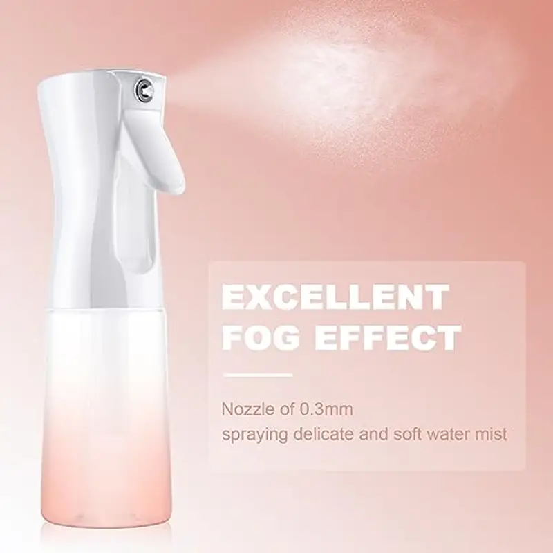 URAQT Bottiglia Spray Capelli, 200ML Bottigliette Spray Flacone Spray Continuo Fine, Spray Bottle Spruzzino Capelli miniatura 2