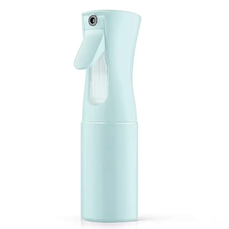 URAQT Bottiglia Spray Capelli, 200ML Bottigliette Spray Flacone Spray Continuo Fine, Spray Bottle Spruzzino Capelli Riutilizzabile Strumento Capelli, per Barbiere, Piante, Fiori(Azzurro)