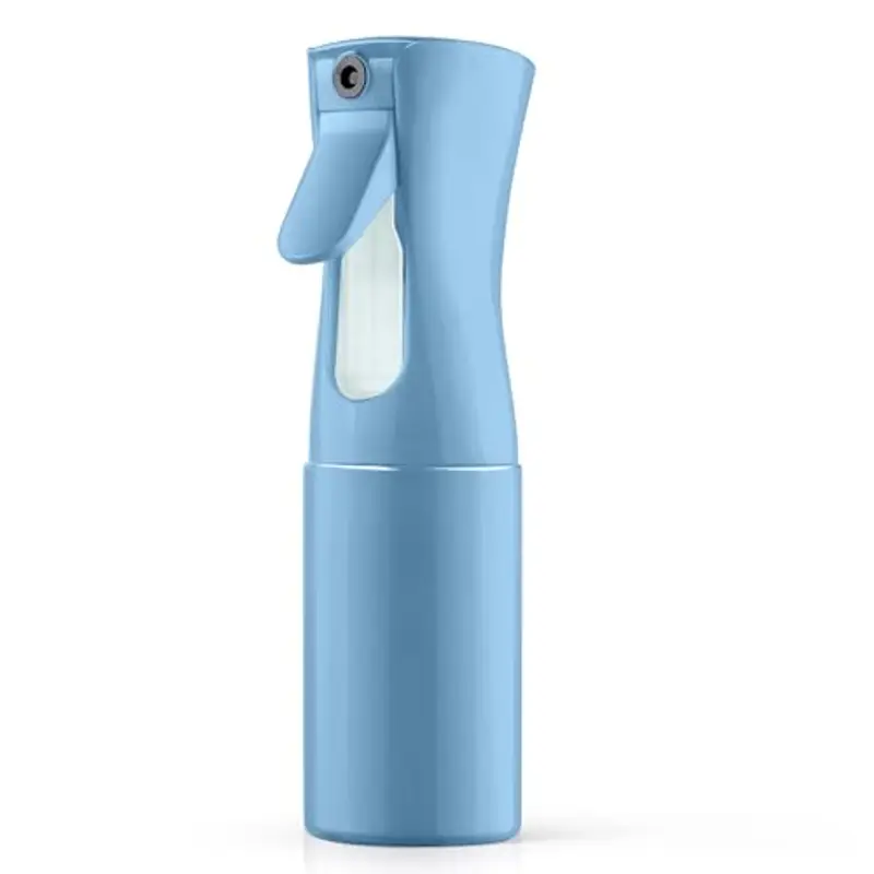 URAQT Bottiglia Spray Capelli, 200ML Bottigliette Spray Flacone Spray Continuo Fine, Spray Bottle Spruzzino Capelli Riutilizzabile Strumento Capelli, per Barbiere, Piante, Fiori(Blu)
