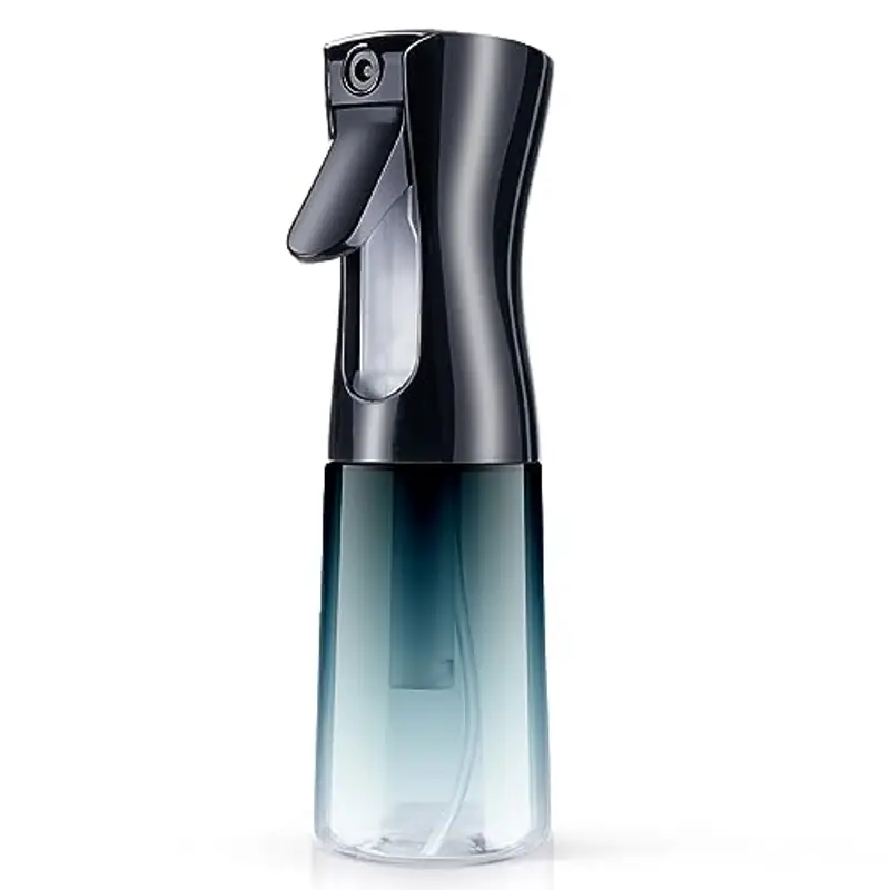 URAQT Bottiglia Spray Capelli, 200ML Bottigliette Spray Flacone Spray Continuo Fine, Spray Bottle Spruzzino Capelli Riutilizzabile Strumento Capelli, per Barbiere, Piante, Fiori(Blu Sfumato)