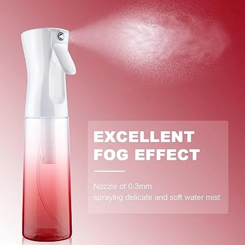 URAQT Bottiglia Spray Capelli, 300ML Bottigliette Spray Flacone Spray Continuo Fine, Spray Bottle Spruzzino Capelli miniatura 2
