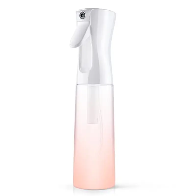 URAQT Bottiglia Spray Capelli, 300ML Bottigliette Spray Flacone Spray Continuo Fine, Spray Bottle Spruzzino Capelli Riutilizzabile Strumento Capelli, per Barbiere, Piante, Fiori(Polvere Sfumata)