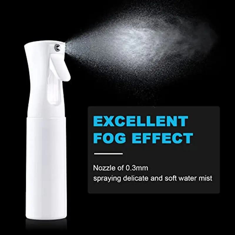 URAQT Bottigliette Spray, 300ML Spruzzino Nebulizzatore, Flacone per Acqua Continua Vuoto, per Capelli per miniatura 2