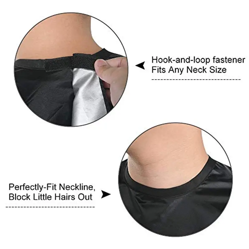 URAQT Mantelle per Parrucchiere, Mantella Taglio Capelli a Tutta Lunghezza, Telo Parrucchiera Professionale per Acconciatura, Taglio e Capelli che Muoiono miniatura 2