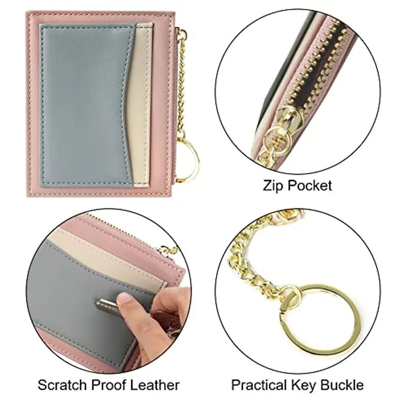 URAQT Porta carte di credito Uomo Rosa 2441330 miniatura 3