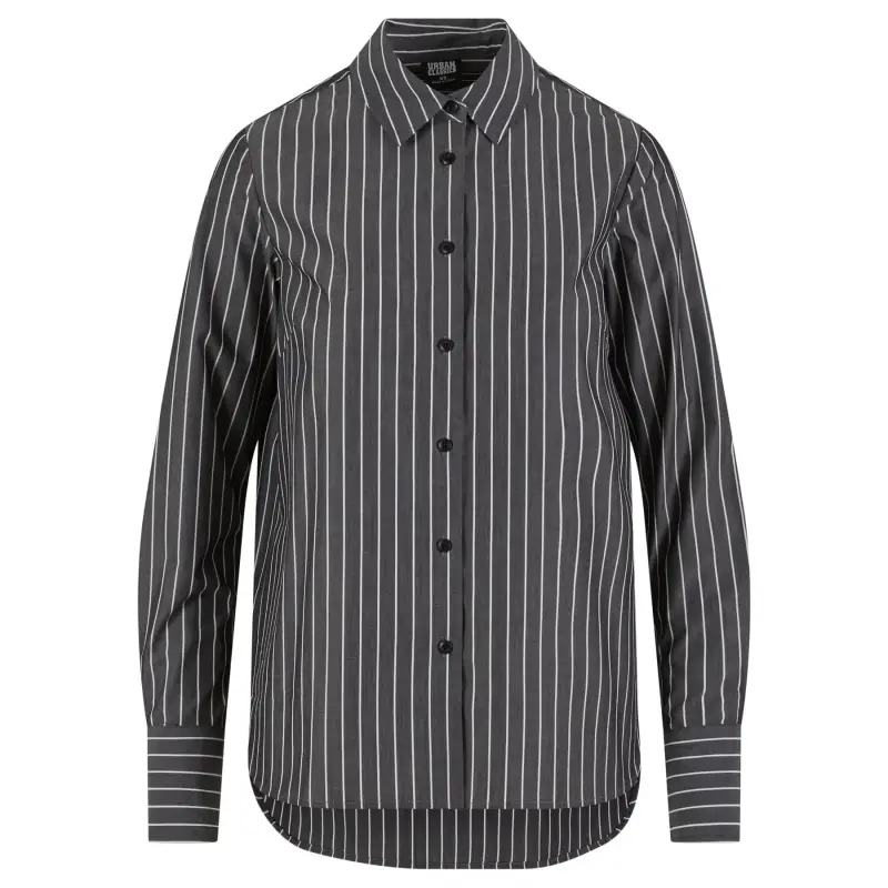 Camicia da donna a maniche lunghe Urban Classics striped