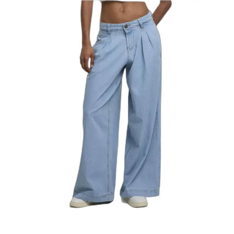 Jeans da donna Urban Classics Light wide leg