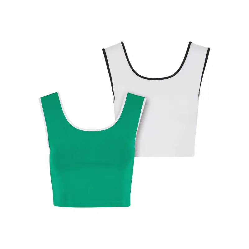 Top crop donna Urban Classics Contrast