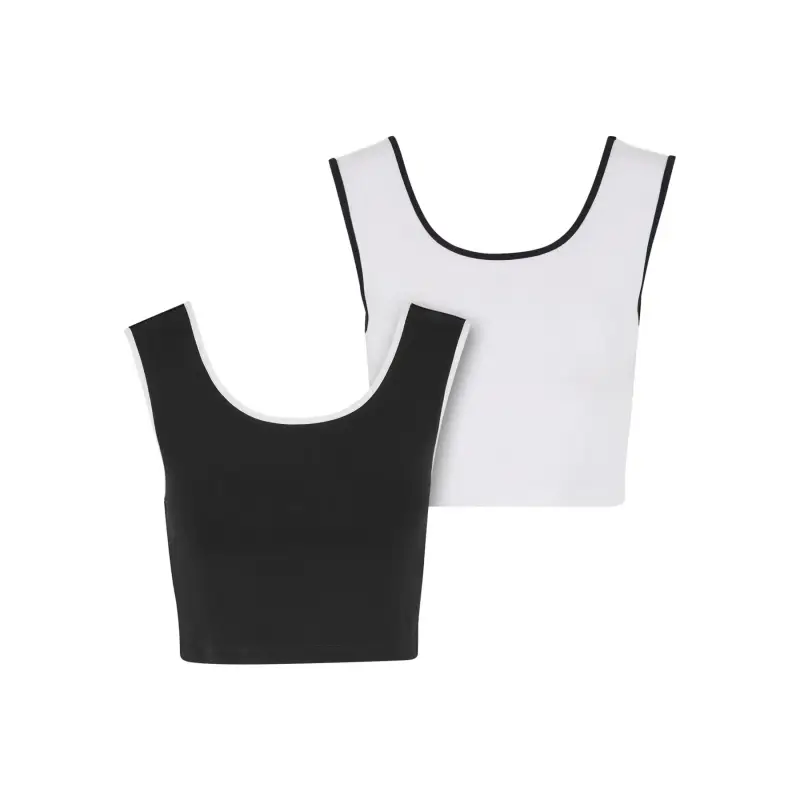 Top crop donna Urban Classics Contrast