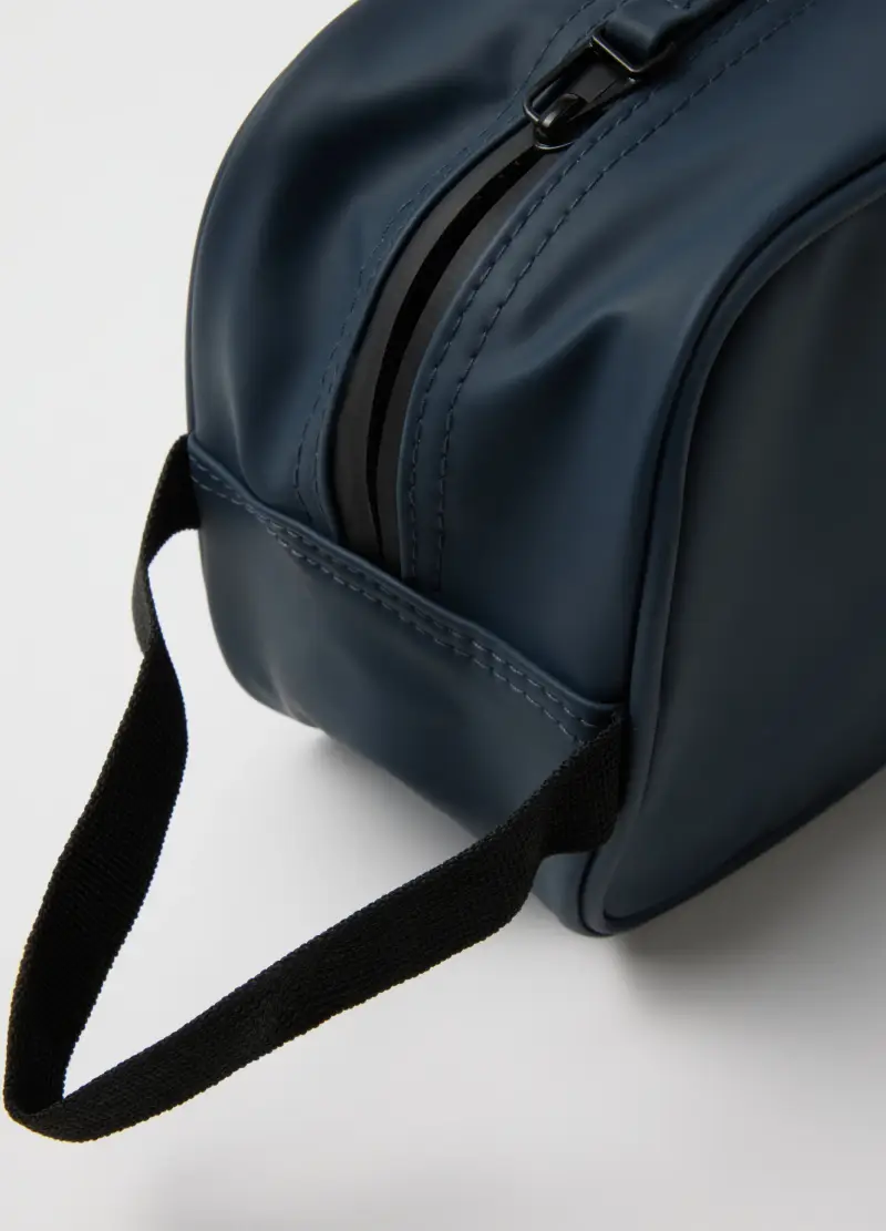 Borsa Nera In Tessuto Misto, Uomo, Nero miniatura 3