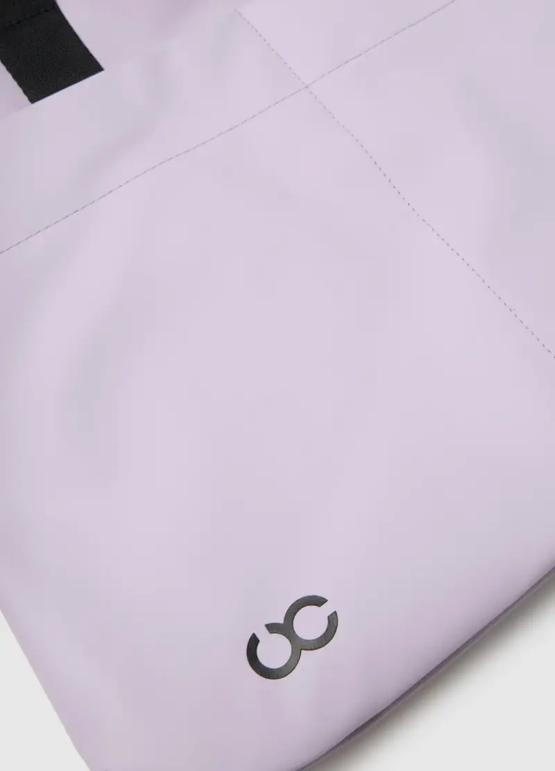 Borsa Shopper Viola Con Scomparti Multipli E Tracolla Regolabile, Donna, Viola miniatura 3