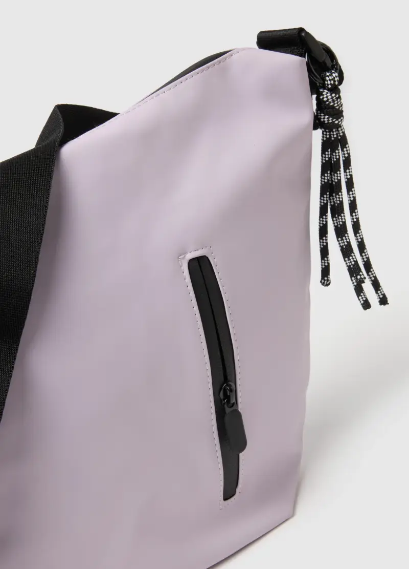 Borsa Viola Con Tracolla Regolabile, Donna, Viola miniatura 3