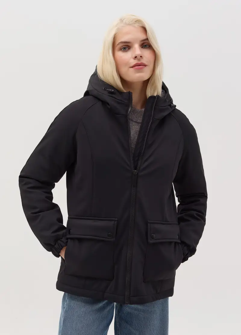 URBAN COMMUTER Parka Donna Nero 2852797 miniatura 2