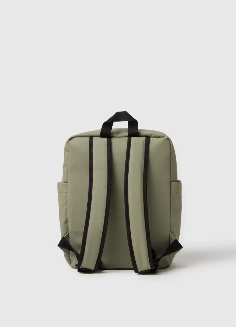 Zaino Verde Con Spallacci Regolabili E Tasche Multiple, Donna, Verde miniatura 2