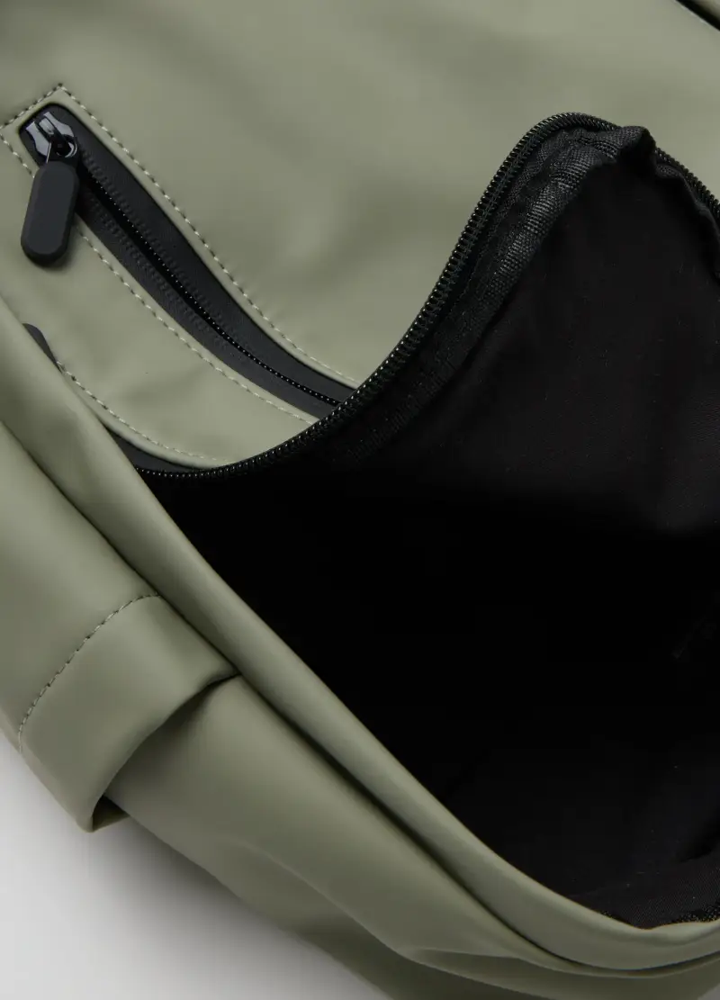 Zaino Verde Con Spallacci Regolabili E Tasche Multiple, Donna, Verde miniatura 3