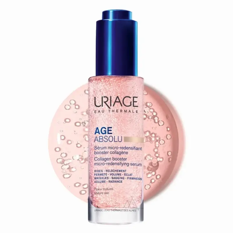 AGE ABSOLU Siero Micro-Ridensificante Booster di Collagene - Trattamento antietà pelli mature,Siero antirughe