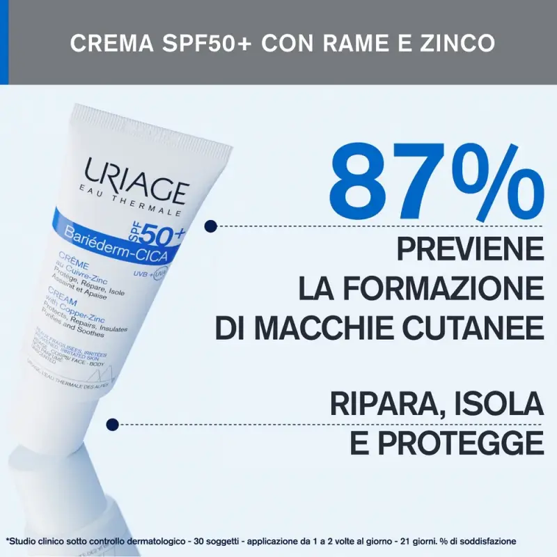 BARIÉDERM-CICA Crema SPF50+ - Crema idratante viso miniatura 4