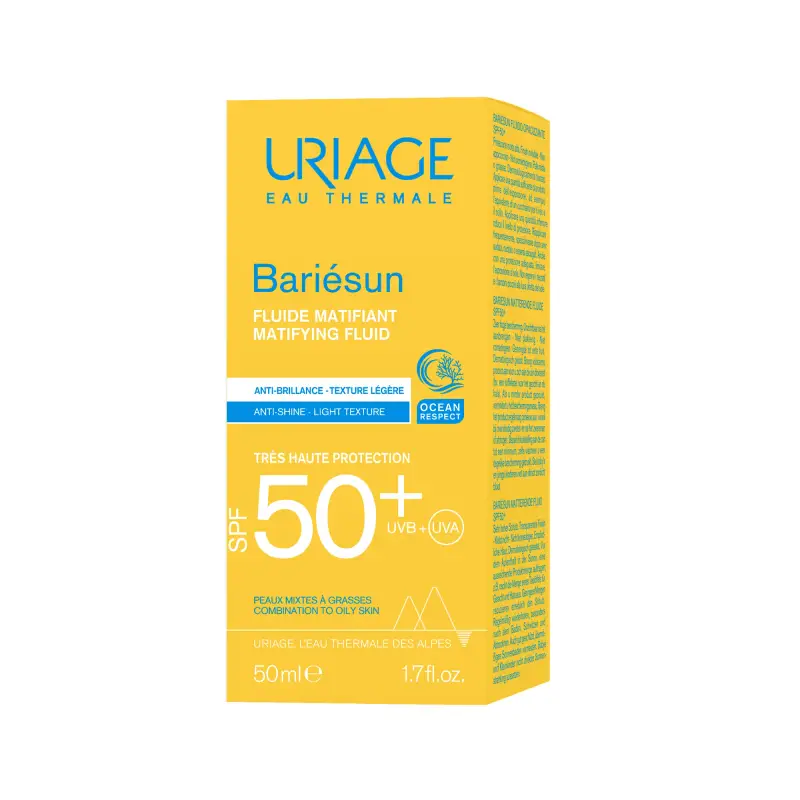 BARIESUN Fluido Mat Viso SPF50+ - Protezione solare viso miniatura 2