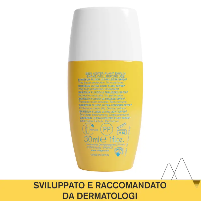 BARIESUN Fluido Solare Ultra Leggero SPF50+ - Protezione solare viso miniatura 2