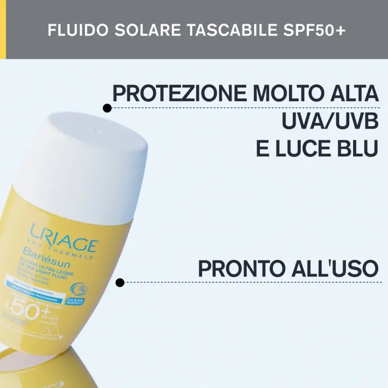 BARIESUN Fluido Solare Ultra Leggero SPF50+ - Protezione solare viso miniatura 4
